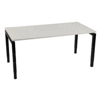 Bureau Dsq 160X80Cm Met N-Poot Zwart Ral 9005 / Wit Bureaus