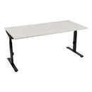 Bureau Dsq 200X80Cm Met T-Poot Zwart Ral 9005 / Wit Bureaus