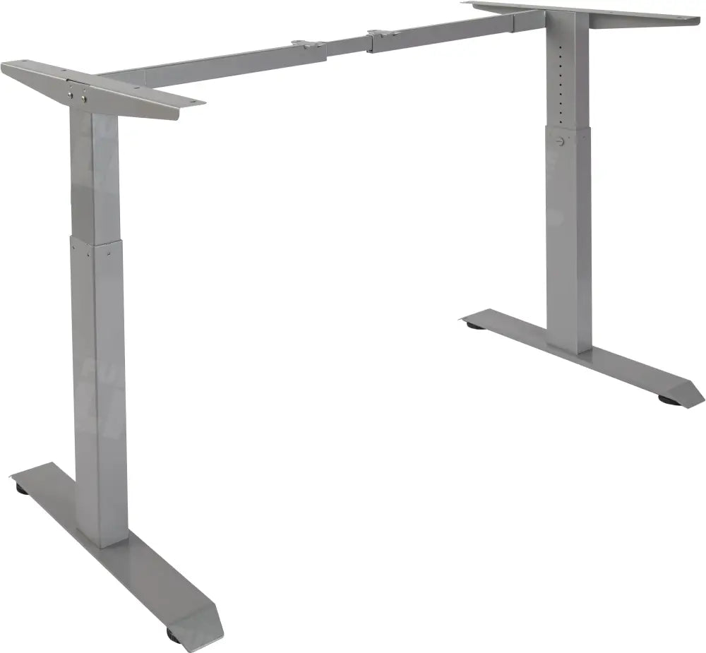 Bureau DSQ EURO 160x80cm met Lichtgrijze T-poot en Logan eiken blad