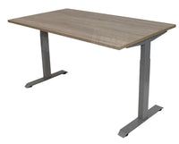 Bureau Dsq Euro 160X80Cm Met T-Poot Lichtgrijs Ral 7045 / Robson Eiken Bureaus