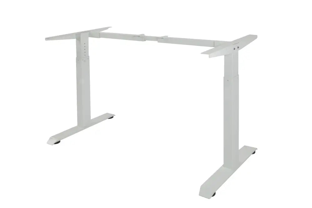 Bureau DSQ EURO 160x80cm met Witte T-poot en Logan eiken blad