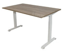 Bureau Dsq Euro 160X80Cm Met T-Poot Wit Ral 9016 / Robson Eiken Bureaus