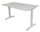 Bureau Dsq Euro 160X80Cm Met T-Poot Wit Ral 9016 / Bureaus