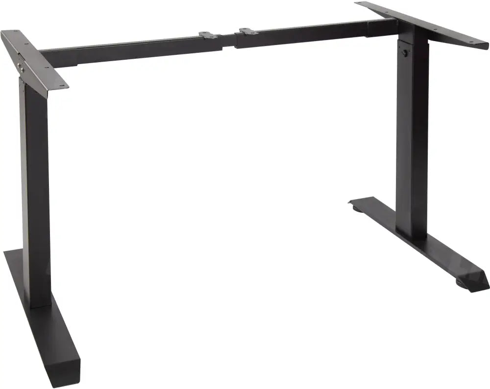 Bureau DSQ EURO 160x80cm met Zwarte T-poot, Halifax eiken blad