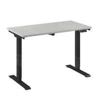 Bureau Flex 1 elektrisch verstelbaar QA (1 motorig) 120x60 cm Zwart/Wit