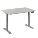 Flex 1 bureau Furniture Link 120x80 cm Aluminium/Wit