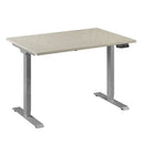 Flex 1 bureau Furniture Link 120x80 cm Aluminium/Ahorn