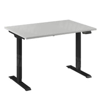 Bureau Flex 1 elektrisch verstelbaar QA (1 motorig) 120x80 cm Zwart/Wit