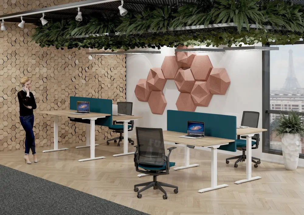 Bureau Flex 1 elektrisch verstelbaar QA (1 motorig) 140x80 cm