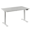Bureau Flex 1 elektrisch verstelbaar QA (1 motorig) 140x80 cm - Wit / Wit