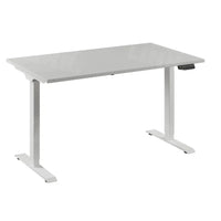 Bureau Flex 1 elektrisch verstelbaar QA (1 motorig) 140x80 cm - Wit / Wit