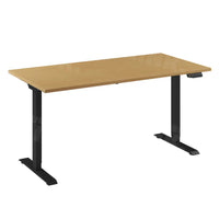 Bureau Flex 1 60x80 Zwart/Beuken