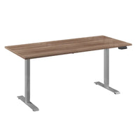 Flex 1 bureau Furniture Link aluminium/havanna
