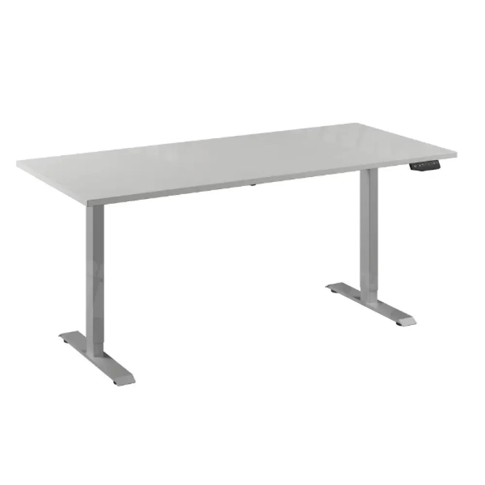 Flex 1 bureau Furniture Link aluminium/wit