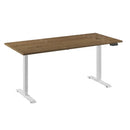 Flex 1 bureau 180x80 wit/eiken tabak