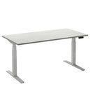 Elektrisch bureau Flex 2 Wit/wit 120x80 cm