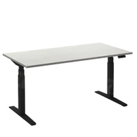 Elektrisch bureau Flex 2 Zwart/wit 120x80 cm