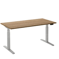 Bureau Flex 2 140x80 cm Wit/Eiken tabak