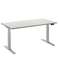 Bureau Flex 2 elektrisch verstelbaar (2 motorig) 140x80 cm - Wit / Wit