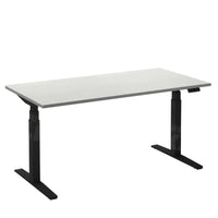 Bureau Flex 2 140x80 cm Zwart/Wit