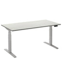 Flex 2 sta/zitbureau 160x80 cm Wit/Wit