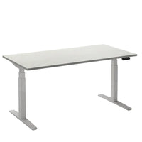 Flex 2 sta/zitbureau 160x80 cm Wit/Wit