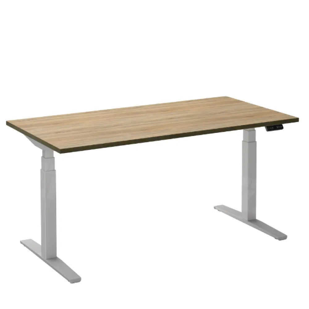 Flex 2 sta/zitbureau 160x80 cm Wit/Robson
