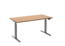 Bureau Flex 2 180x80 Aluminium/Beuken