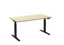 Bureau Flex 2 180x80 Zwart/Ahorn