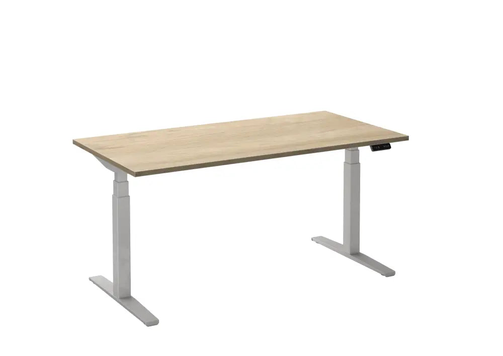 Bureau Flex 2 180x80 Wit/Eiken wit