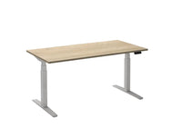 Bureau Flex 2 180x80 Wit/Eiken wit