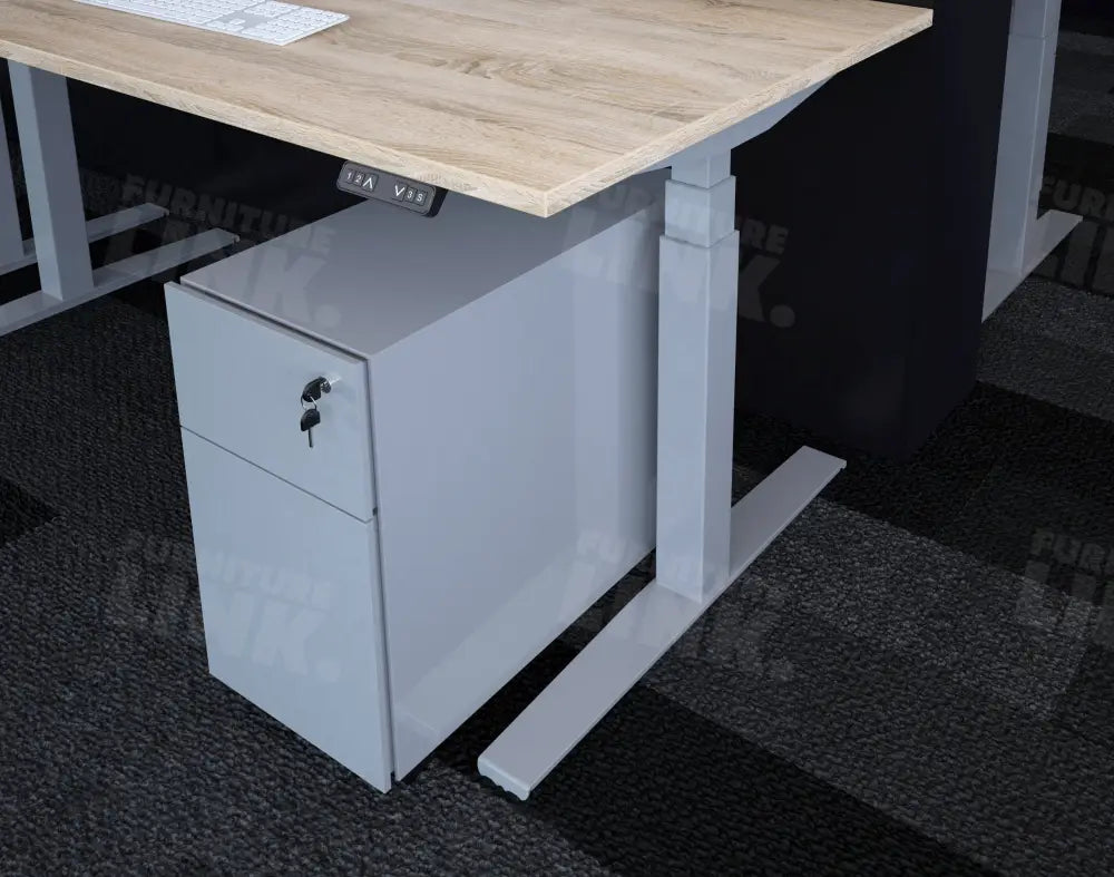 Bureau Flex 2 elektrisch verstelbaar (2 motorig) 200x80 cm