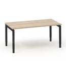 Bureau Move 4 140x80 zwart/eiken wit