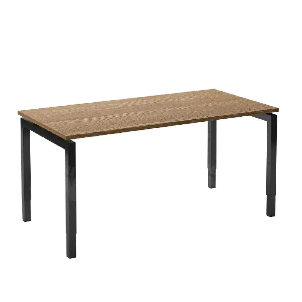 Bureau Move 4 140x80 zwart/eiken tabak