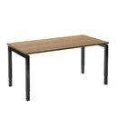 Bureau Move 4 140x80 zwart/eiken tabak