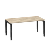Bureau Move 4 160x80 cm Zwart/Eiken Wit