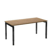 Bureau Move 4 Furniture Link 180x80 cm Zwart/Eiken Tabak