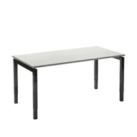 Bureau Move 4 (U-poot) 180x90 cm Zwart/Wit