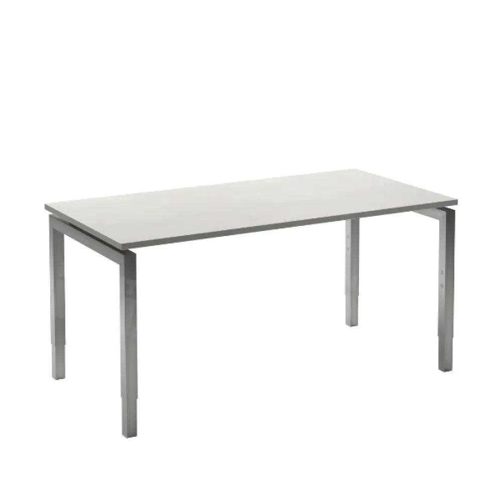 Move 4 bureau Furniture Link 200x100 Aluminium/Wit