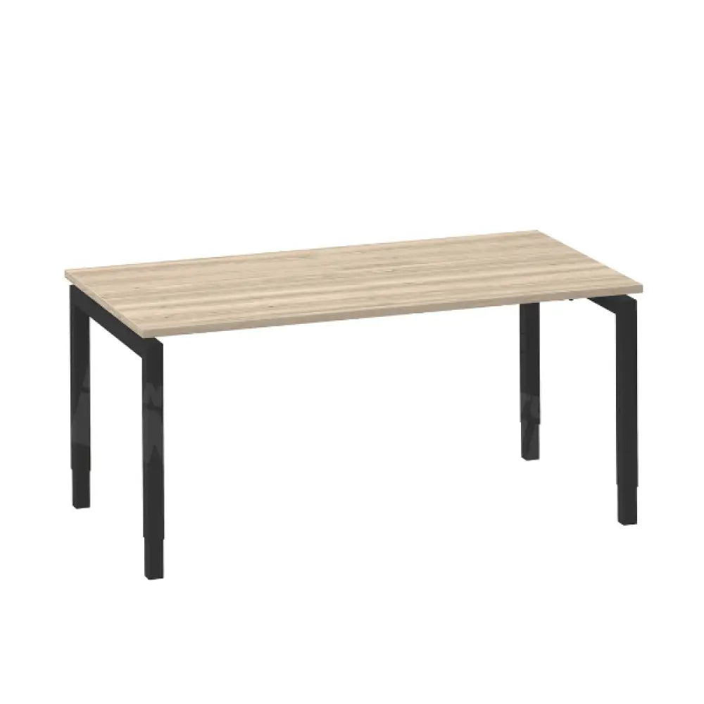 Bureau Move 4 200x80 cm Zwart/Eiken wit