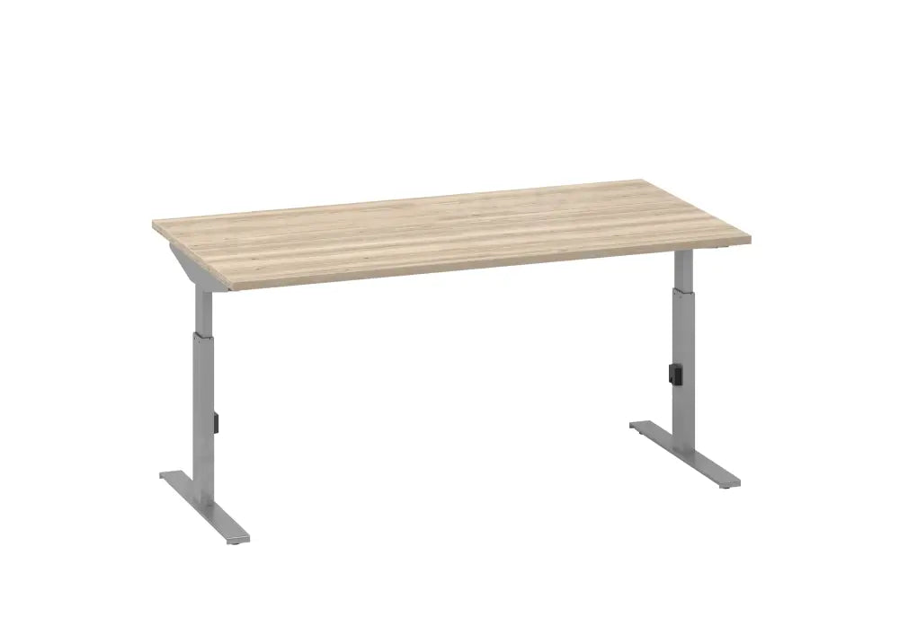 Move-t bureau 120x80 9006/Eiken wit
