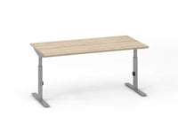 Move-t bureau 120x80 9006/Eiken wit