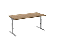 Move-t bureau 120x80 9006/Eiken tabak