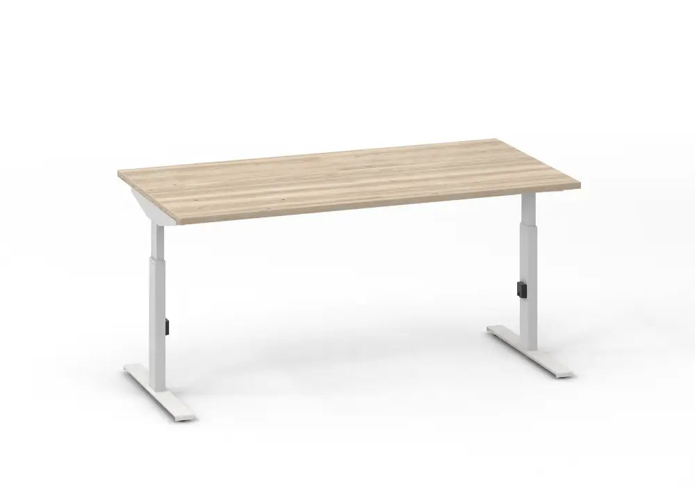 Move-t bureau 120x80 9010/Eiken wit