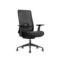 Bureaustoel Mcc-02 Next Netbespanning Zwart Zwart / Bureaustoelen
