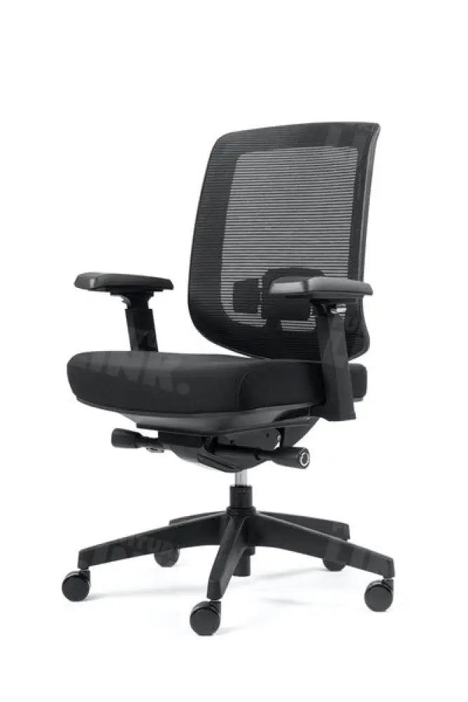 Bureaustoel MCP-01B, netbespanning, zwart