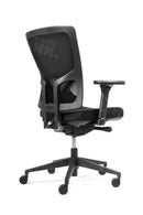 Bureaustoel Mcp-05B Gestoffeerde Rug Zwart Bureaustoelen