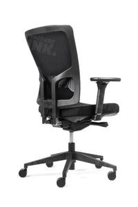Bureaustoel Mcp-05B Gestoffeerde Rug Zwart Bureaustoelen