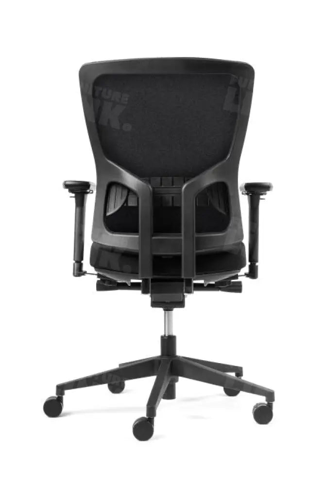 Bureaustoel Mcp-05B Gestoffeerde Rug Zwart Bureaustoelen