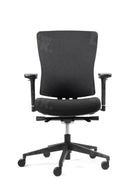 Bureaustoel Mcp-05B Gestoffeerde Rug Zwart Bureaustoelen
